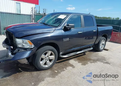 2017 Ram 1500 Big Horn from USA, damaged, VIN 1C6RR7LG1HS560504